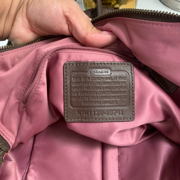 Authentic python COACH  handbag. - Picture 8 of 8